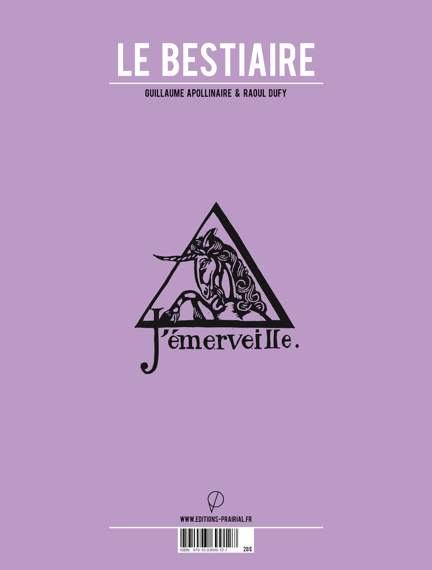 Le Bestiaire, de Guillaume Apollinaire et Raoul Dufy